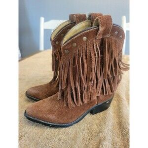 SHYANNE fringe cowgirl boots 12